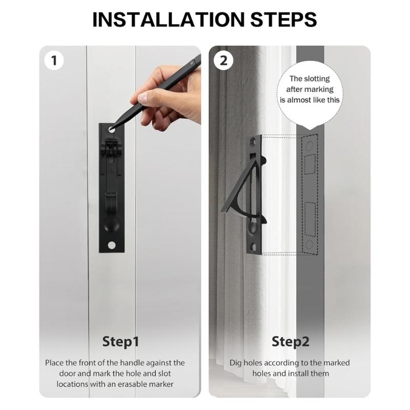 Cabinets Door Pulls Zincs Alloys Casting Auto Stick Handles Hide Required Contemporary for Closet Organizers