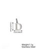 Small Luxury Initial Charm Pendant Set, DIY Letter Necklace Making Supplies, Fashionable Jewelry Parts