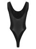 Mens Glossy Backless Bodysuit Leotard Underwear One-piece Swimsuit for Yoga Sports Fitness Swimming Clothes