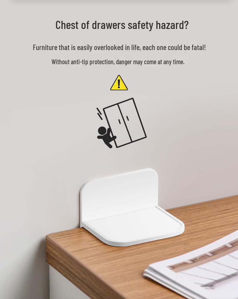 

Многофункциональный детский замок безопасности для шкафов и дверей Anti-Tip Cabinet Fixer