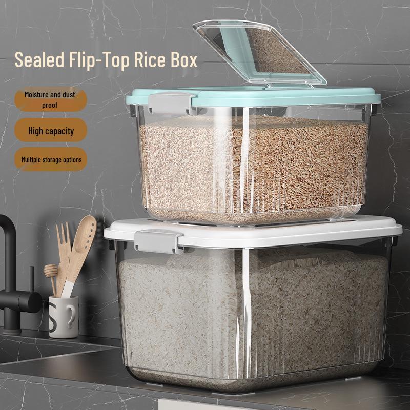Versiegelter Insekten- und Feuchtigkeitsschutz-Aufbewahrungsbehälter für Reis & Mehl mit großem Fassungsvermögen