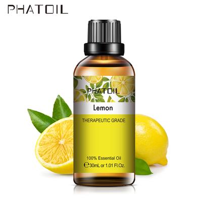 PHATOIL 30ml Lemon Fruit Essential Oil for Humidifier Fragrance Lamp Air Freshening Aromatherapy DIY Fruit Perfume Oils for Diffuser