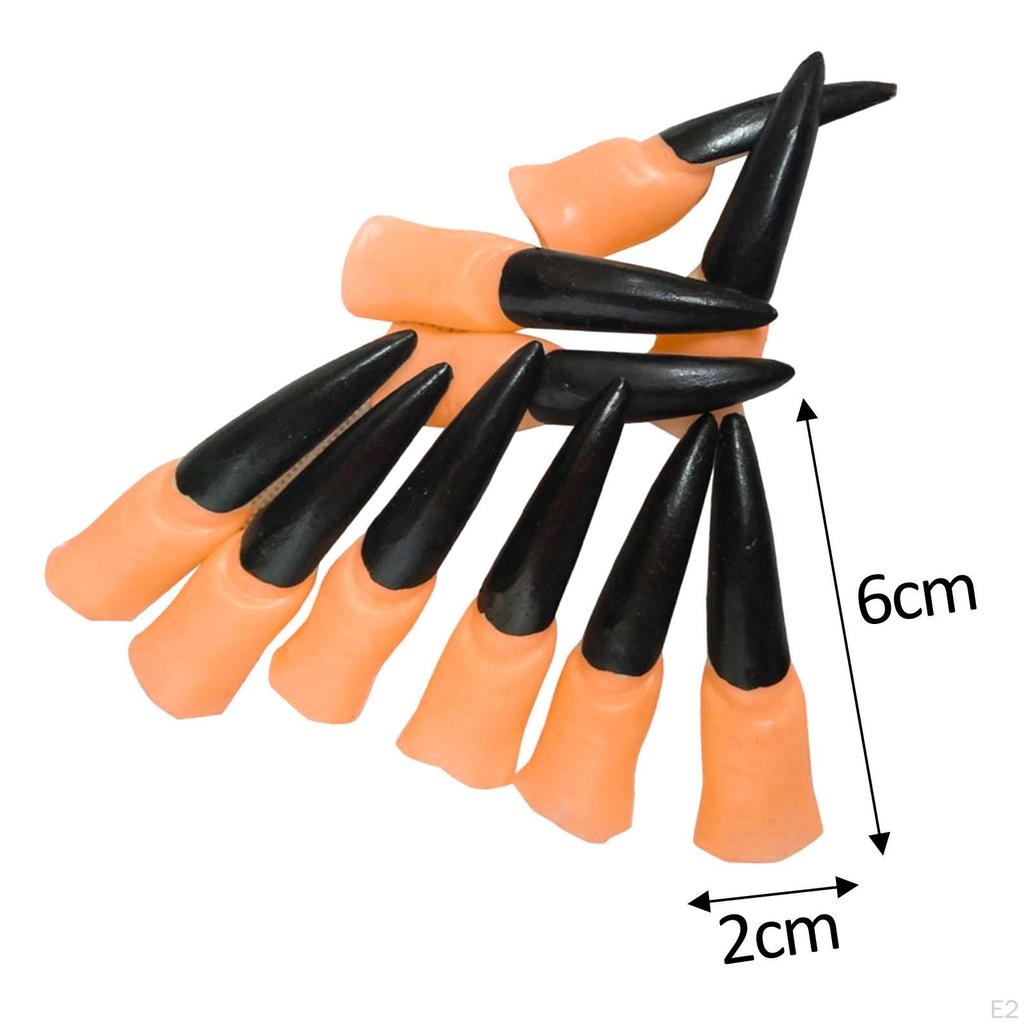 10 Pack Halloween Witch Claws for Costume And Cosplay