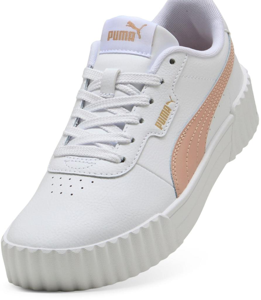 Женские кроссовки Puma Carina 3.0 белый/розовый кварц/золото