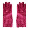 Short Sequin Gloves for Stage Women Party Gloves Short Gloves Evening Dance Party Dress Up Hand Gloves Festival Handwear