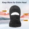Neck Warmer Full Face Pullover Cap Thickened Ski Knitted Mask Casual Winter Balaclavas Cap  Outdoor