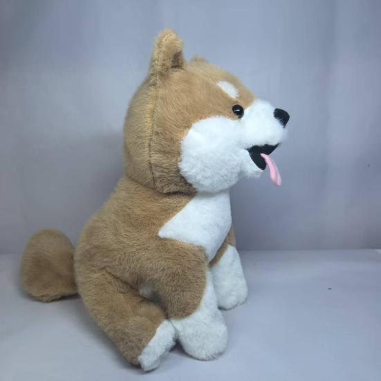 Peluche Cane Shiba Giocattolo Morbido di Peluche Cane Shiba Carino Peluche Coccoloso Regalo per Bambini Amanti dei Cani Decorazione per Camera da Letto