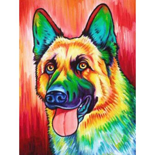 Pictură cu Diamante 5D DIY cu Strasuri cu Burghiu Rotund Complet Animal Kituri de Cusătură în Cruce Decor Acasă Cadou Special Artă de Perete Făcută Manual