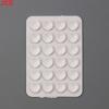 JCD 10pcs  Suction Cup Wall Stand Mat Multifunctional Silicone Leather Square Phone Case Anti-Slip Holder Mount Suction Cups