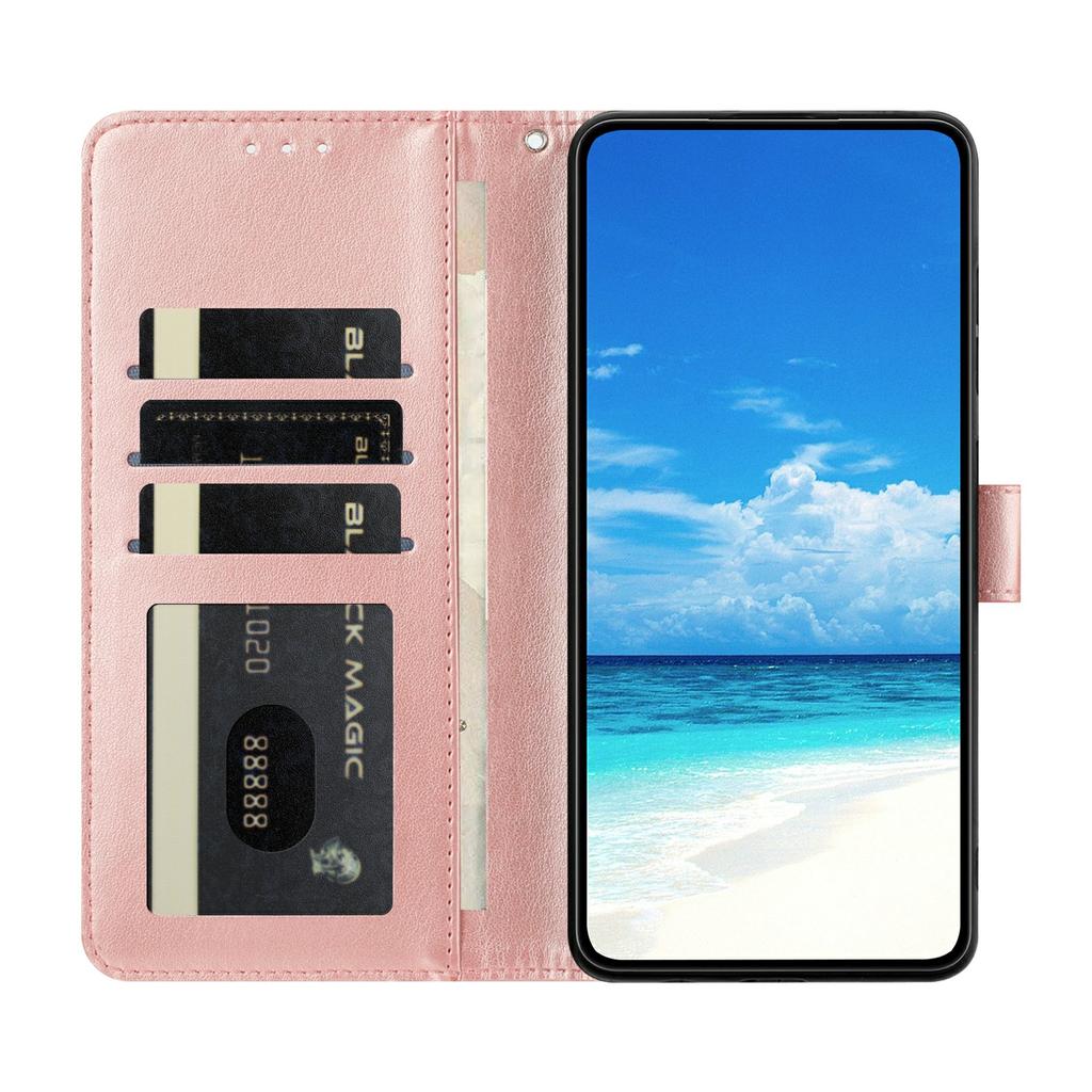 For iPhone 14 Pro Case Butterfly Imprinted Wallet Stand PU Leather Flip Phone Cover with Strap