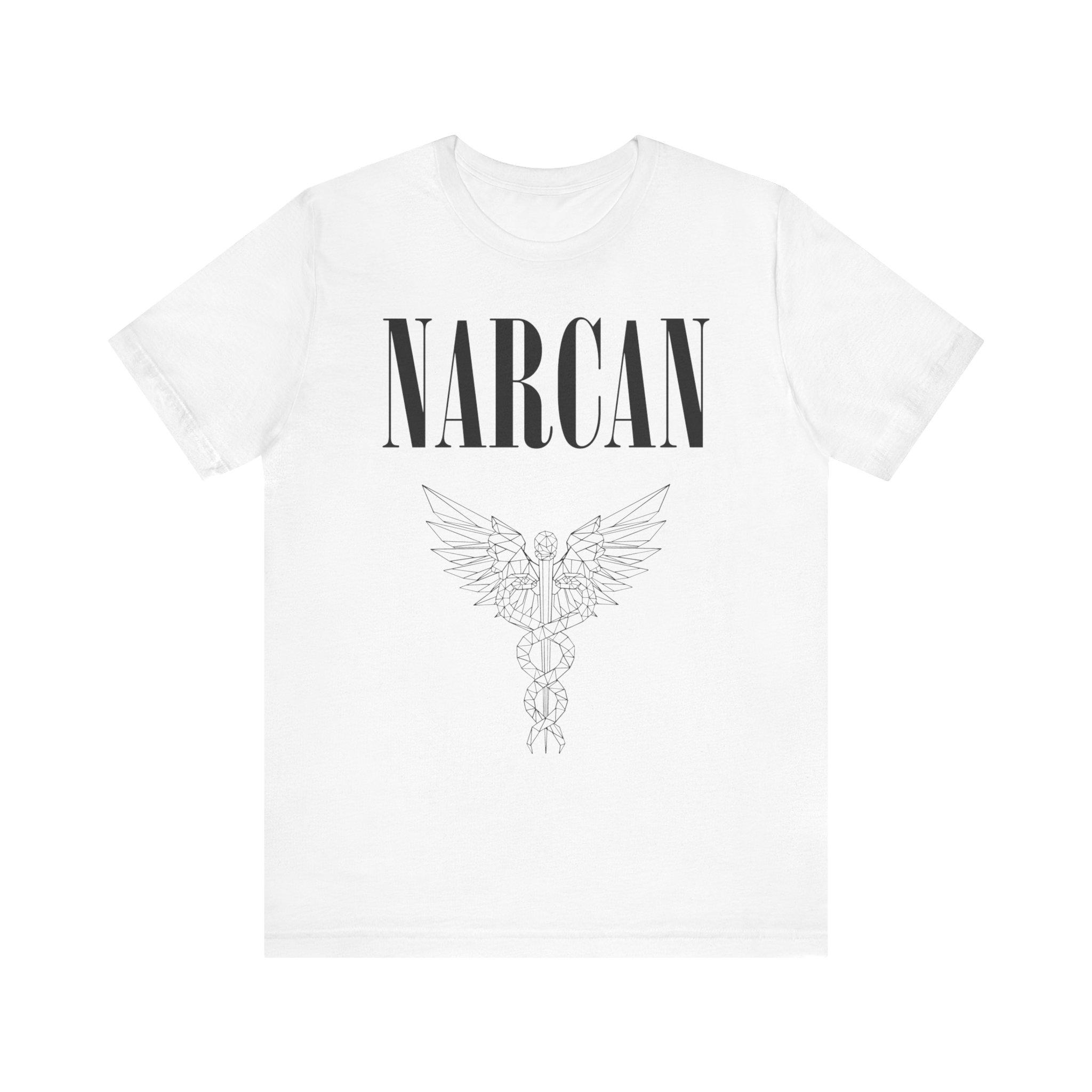 

Narcan Graphic Tee Unisex Short Sleeve 2026 Summer New Unisexs Womens Unisex Fashion Trend Cotton Oversized Tshirt Street Y2K S