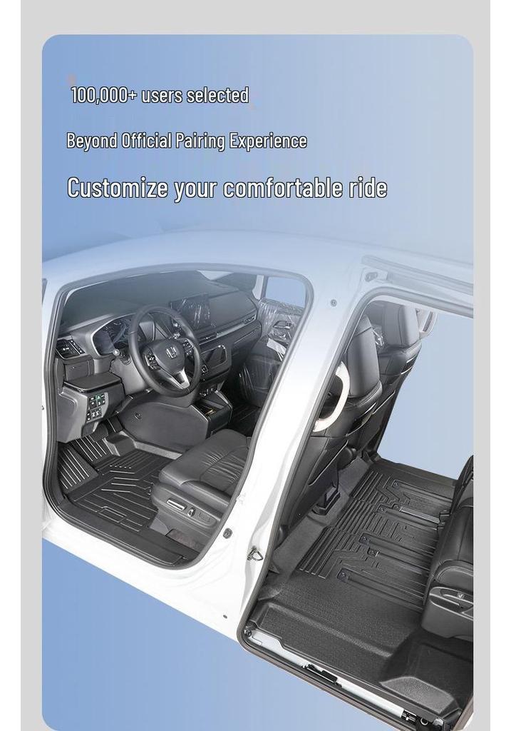 Honda Odyssey Floor Mats, Full Coverage, Models 15-26, Front Row TPE, EHEV Seven-Seater Special GAC