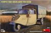 Miniart 1/35 Scale German Tempo E400 High Loader Flatbed Delivery Van, Three-Wheel Plastic Model, Model MA35371