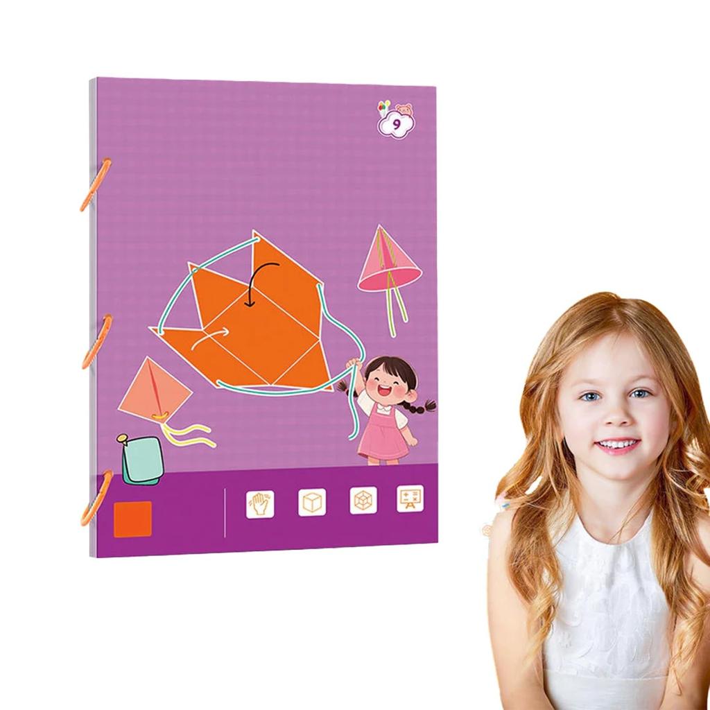 DIY Solid Geometry Book, Children's Spatial Thinking Training Game