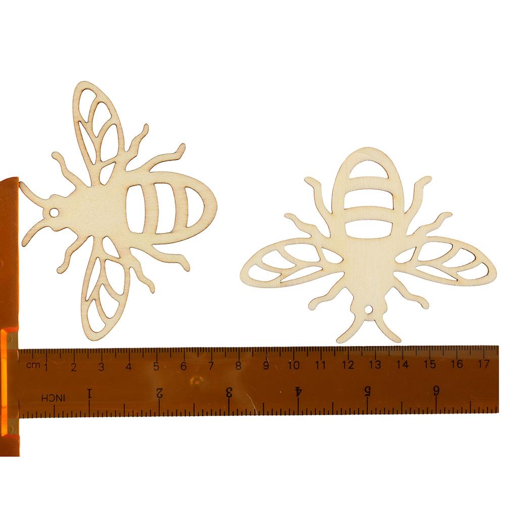 Wooden Mini wood chips Log color Wooden decoration Decorative arts Cartoon pattern Art