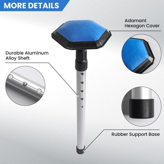 Golf Bag Support Pole Stretchable Travel Golf Bag Support Rod Still Arm Golf Club Protector Golf Club Bag Accessories