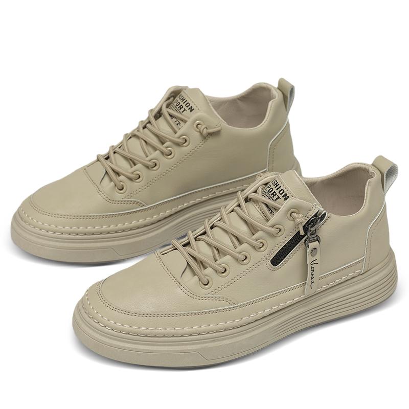 

Модная спортивная обувь Мужская повседневная обувь с высоким берцем Туфли на платформе Обувь на весну и осень Удобные ткани Роскошная дизайнерская обувь 44 коричневый