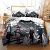 Cool Popular Anime Bedding Set 3Pcs World Trigger Kuga Yuma Osamu Mikumo Design Modern Household Bedroom Decor