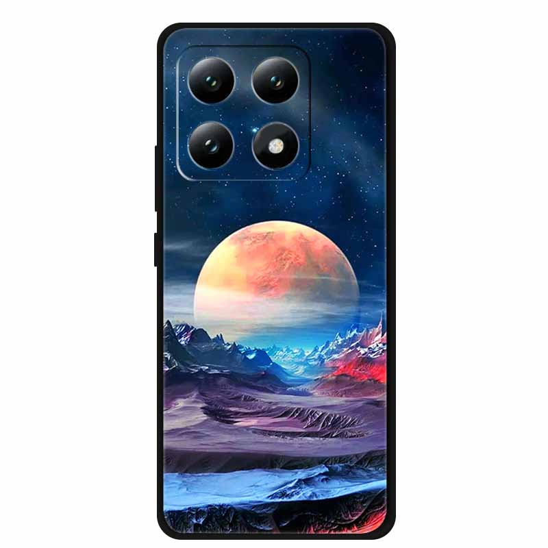 For Xiaomi 15T 5G Case Silicone Luxury Animal TPU Soft Printing Bumper for Xiaomi 15T Pro 5G Starry Sky Scenery Shockproof Cover