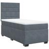 VidaXL Slat Bed Base with Mattress Dark Grey 100x200 Cm 3290835
