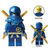 Ninja Warrior Superhero Doll With Weapon Single Building Block Assembly Toy