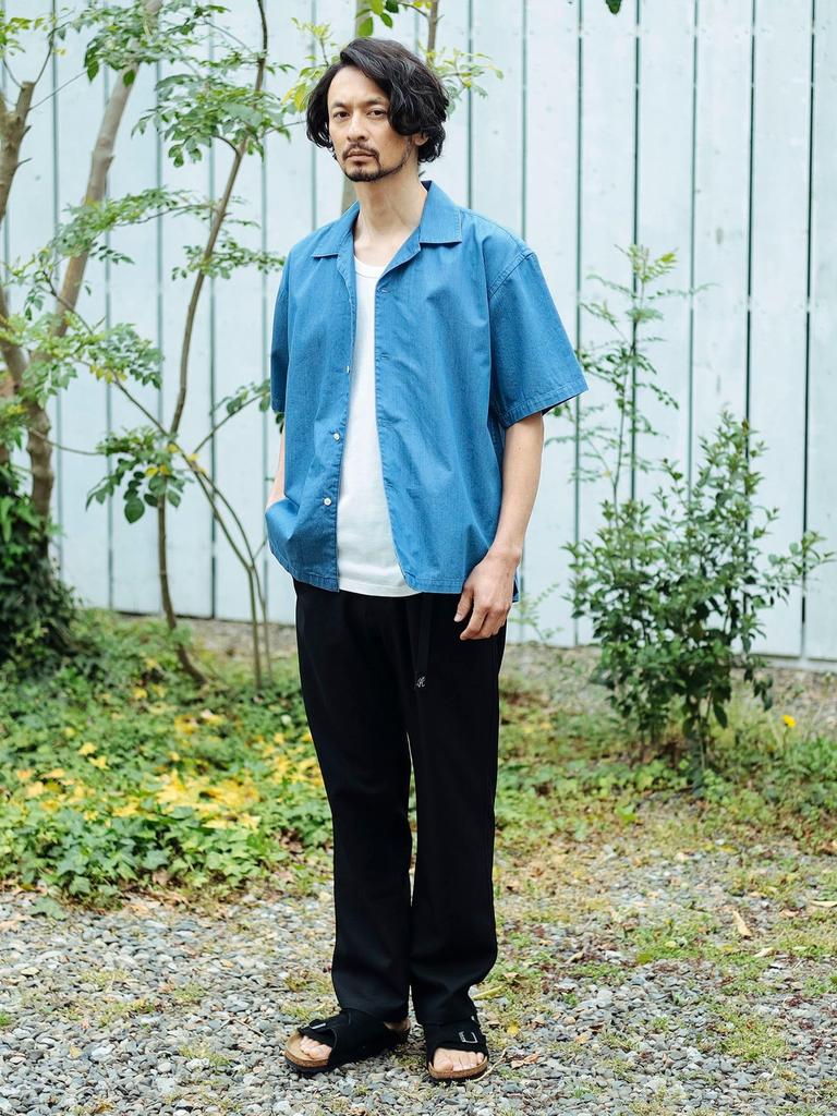 B:MING LIFE STORE by BEAMS Painter [Special Order] Gramicci Chambray Pants, Men's, Black, M_92240432585