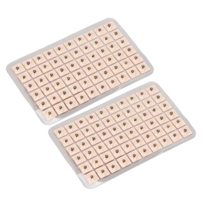 120pcs Patch d'Acupression Auriculaire Aimant Maigrir Maigrir Acupuncture Perle de Pression Auriculaire pour Éliminer les Cernes