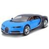 Maisto Bugatti Chiron 2015 1/24 Scale Diecast Model Car 31514 - Blue, 7.5 Inches