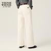 Teenie Weenie Women's High-Waist Straight-Leg Casual Pants
