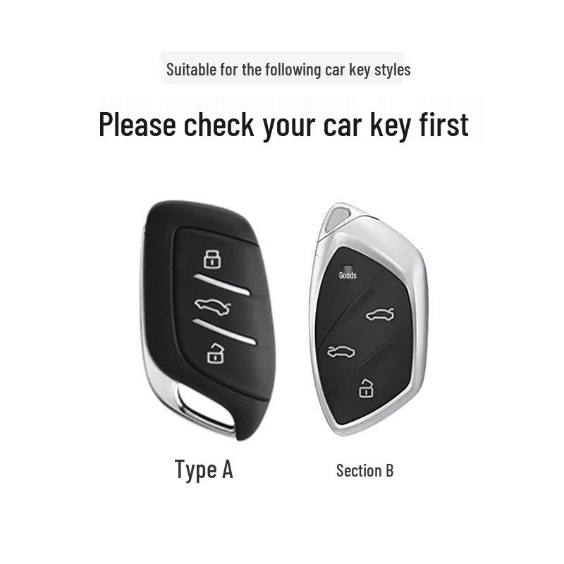 Key Case for Roewe RX5 Plus, I5, I6, D7, RX5 Max, RX3, ERX5, I6 Max - Texture Rice