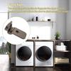 Dryer Door Hinge Stainless Steel 3.1in x 1.46in Compatible with For LG DLE7200VE DLE7200WE DLE7300VE DLE7300WE