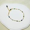 European and American new copper-plated real gold jewelry, colorful drop glaze, colored dopamine necklace, fashionable and creative light luxury