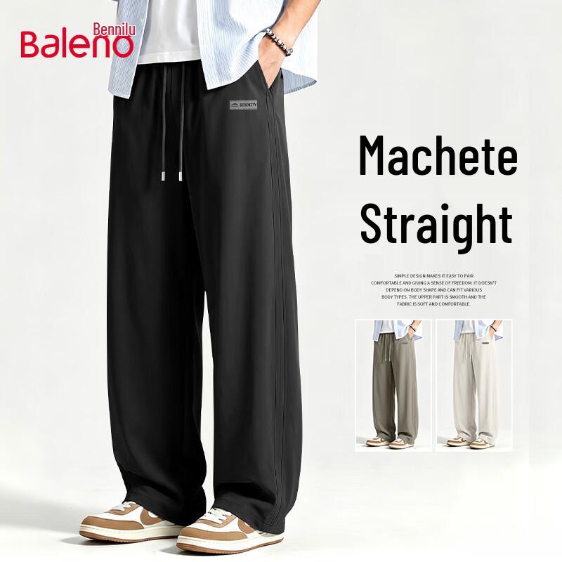 Baleno Men s Relaxed Fit Curved Casual Trousers 3XL
