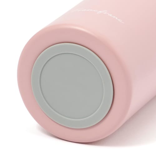 Francfranc Stainless Steel Tumbler with Lid, 650ml, Pink, Double-Layer Vacuum-Resistant, Insulated for Hot or Cold Drinks, Perfect for the Office or a