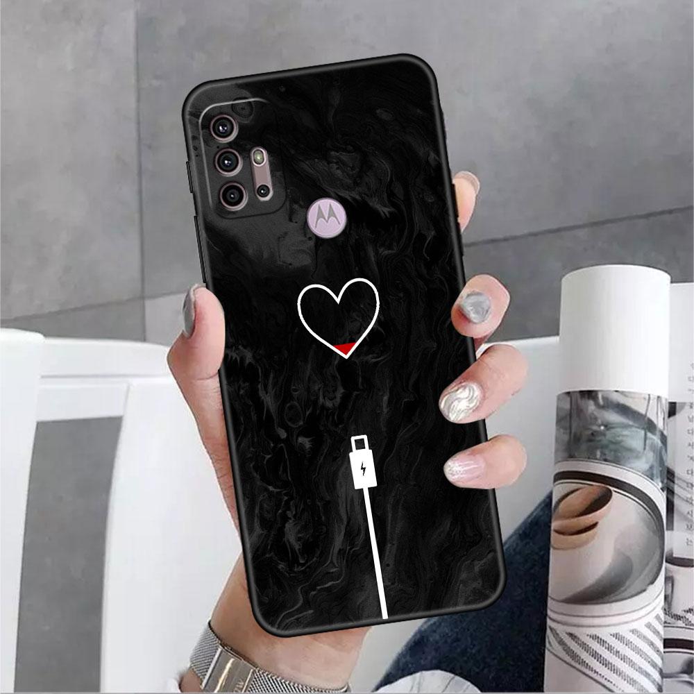 

Чехол для Motorola G30 G60 G9 Play One Fusion Plus Edge 20 G8 Power Lite G22 G50 G200 G51 G71 G31, чехол для телефона с милым сердечком в форме сердца Moto G60