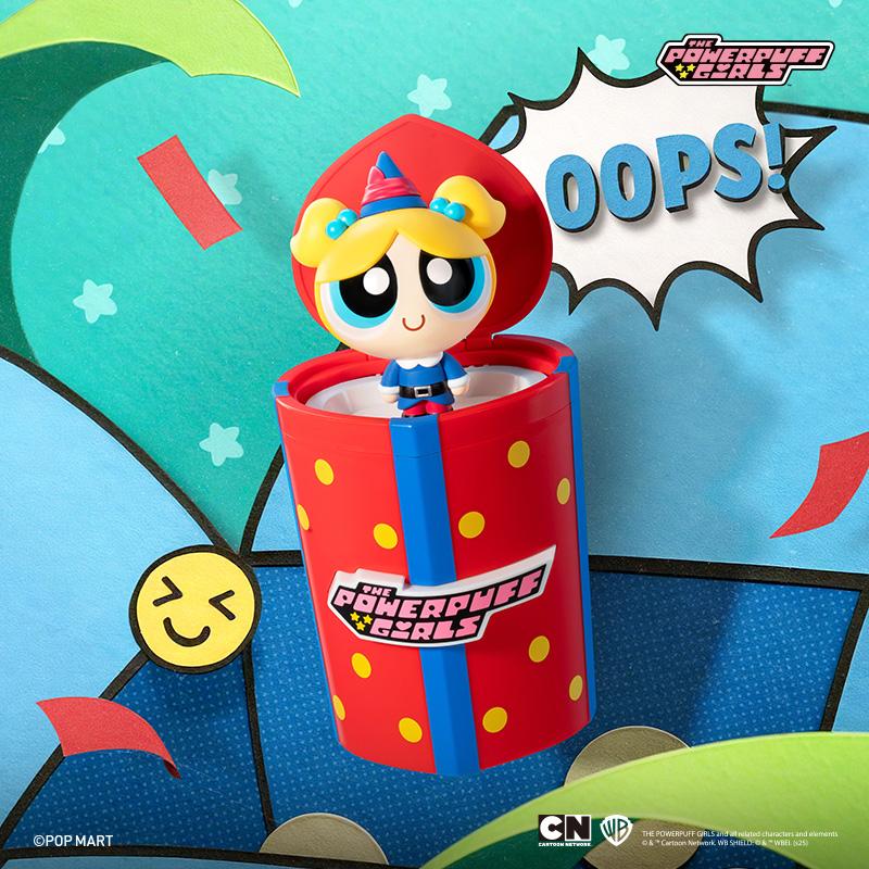 POP MART Figurinele Seriei Surpriză de Petrecere Powerpuff Girls Cutii Oarbe (Pachet Individual / Set de 9 Piese)