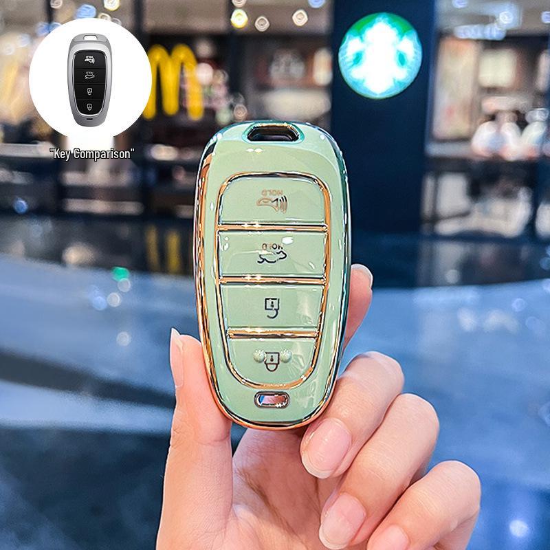 Modern Tucson L Key Case 2023-2024 Palisade: Full Coverage Protective Shell for Men