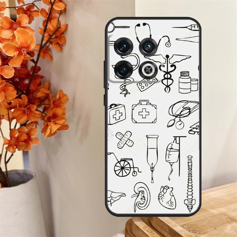 Mediziner Krankenschwester Medizin Hülle Für OnePlus 8T 10T 13 13R 12 12R 11 10 Pro OnePlus Nord 4 CE 2 3 Lite N30 N20 N10 Hülle
