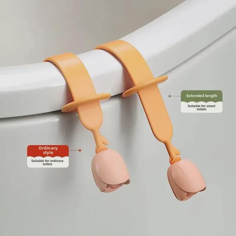 Silicone Toilet Lid Lifter: Keeps Hands Clean, Portable Smart Home Solution