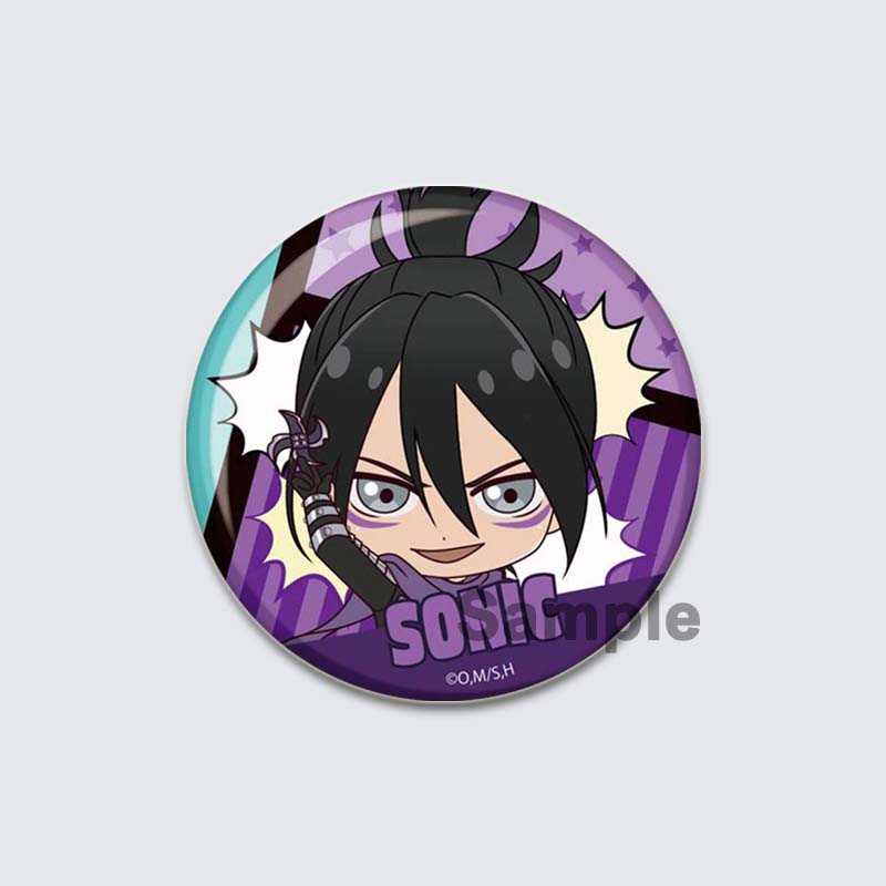 32/44/58mm Saitama Broche de Figura de Desenho Animado Redondo One Punch Man Anime Pins Cosplay Emblema Ornamento de Peito Bolsa Roupas Jóias Acessórios Presentes