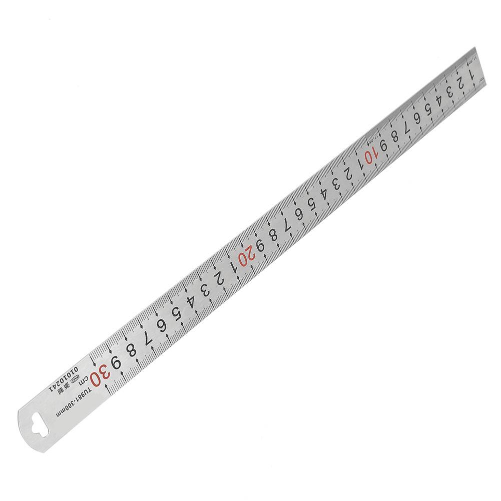 300mm Stainless Steel Ruler Measurement Tool   Markings
