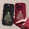 Christmas Tree Printed Soft TPU iPhone Case For iPhone 15 16 Pro Max 14 Plus 13 12 11 Pro Max 7 8 XR X XS SE Shockproof Cover