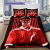 Custom Name Passion Football Legend Bedding,Quilt Set Quilt Cover Pillowcase Home Birthday Gift (1 * Duvet Cover + 2 * Pillowcase, Without Core)