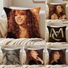 Singer MMariah Carey Cushion Cover Pillowcase Antidustmite living Room Sofa Decor Cushion Room