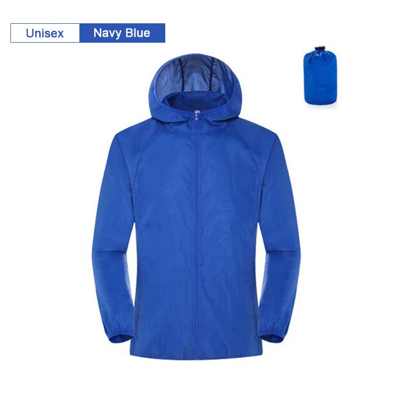 Camping Rain Coat Men Women Windbreaker Women Men's Waterproof Jacket Sun Protect Clothing Fishing Rain Wind Breaker Jacket Men
