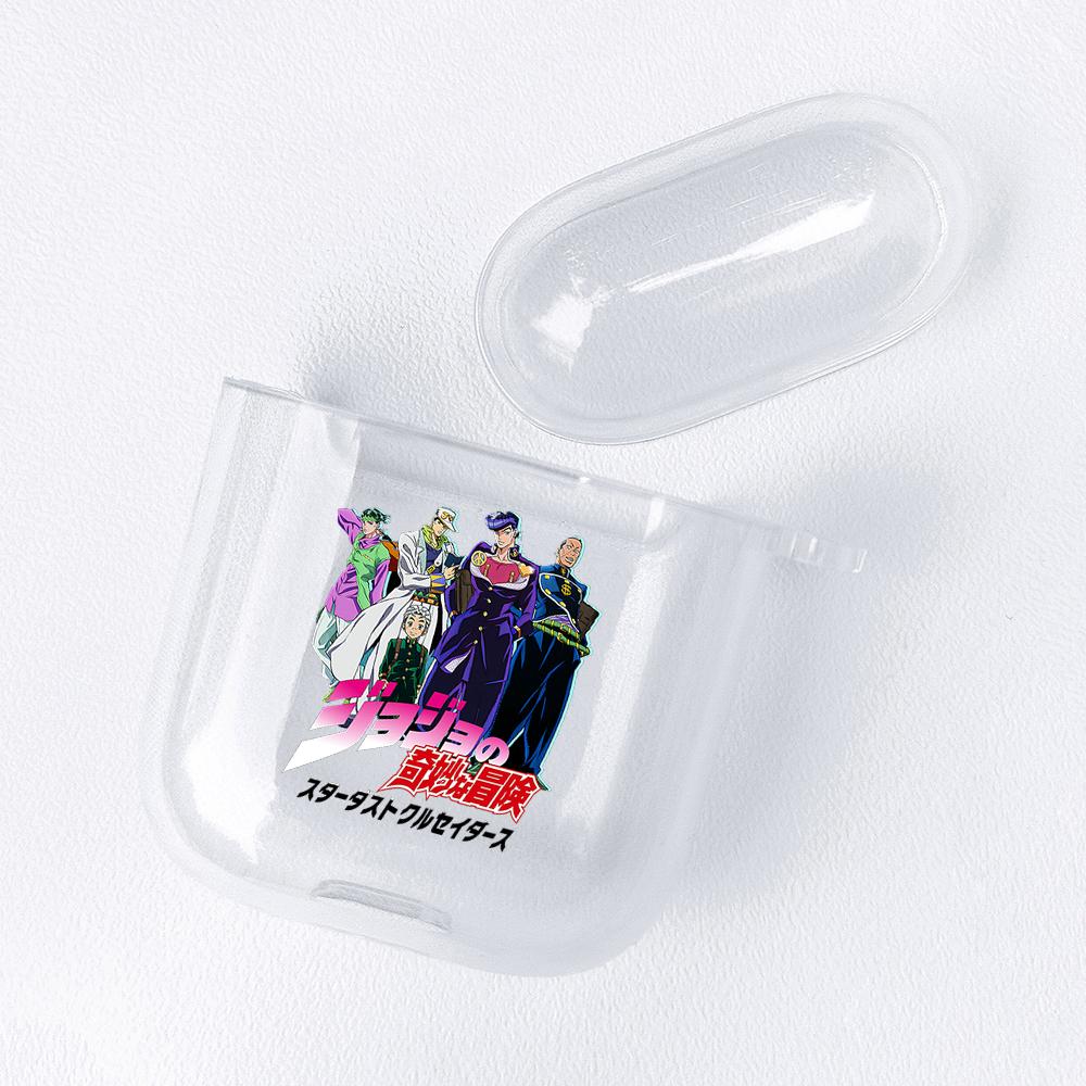 Anime Manga JoJos Bizarre Adventure Soft TPU Case for AirPods 3 2 1 Pro Cute Transparent Airpod Pro Airpod Cases Luxury