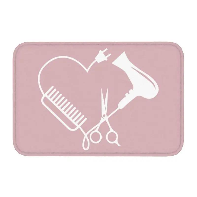 Retro Best Barber Distressed Logo Front Floor Door Entrance Mat Indoor Hairdresser Hairstylist Kitchen Bath Doormat Carpet Rug