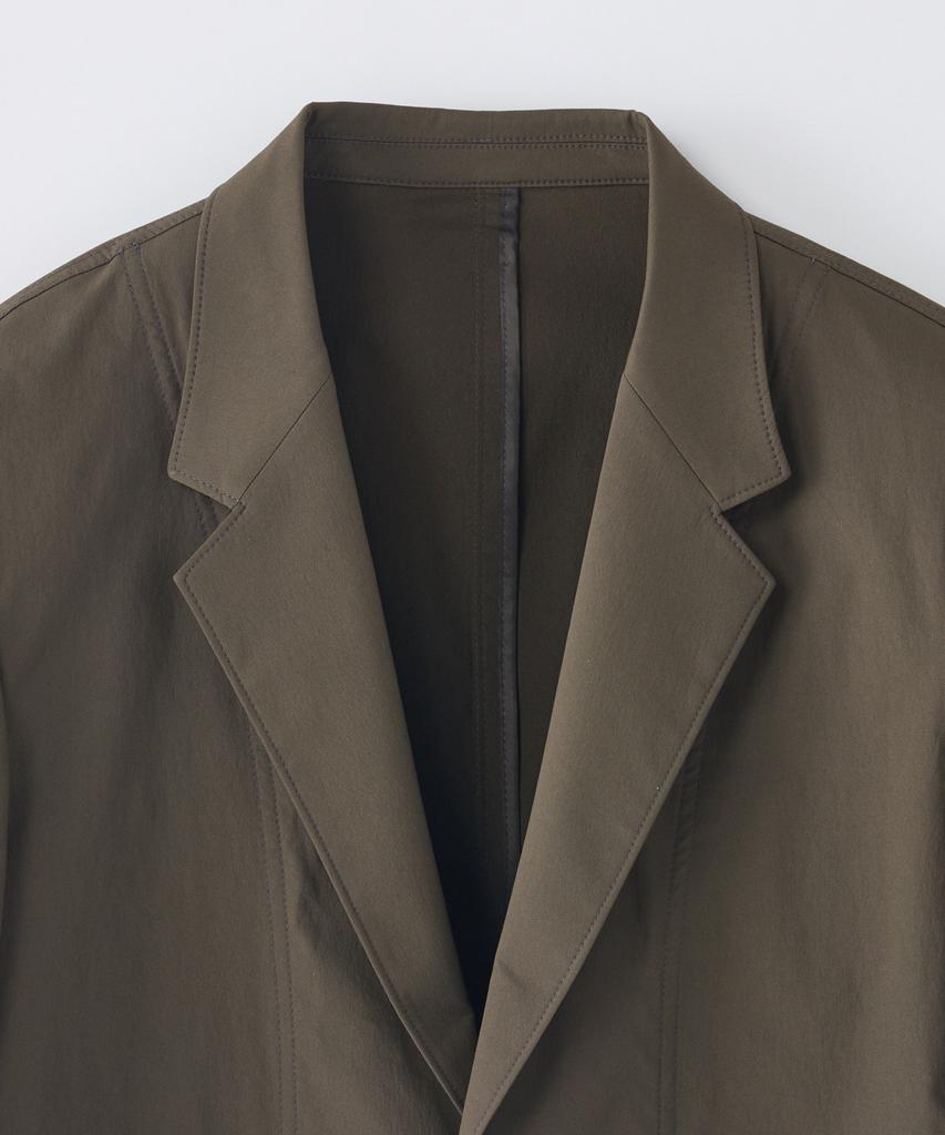 Stco [Summer] Out-Pocket Nylon Stretch Setup Jacket_Khaki (Oversized)_Sejwb72Osk