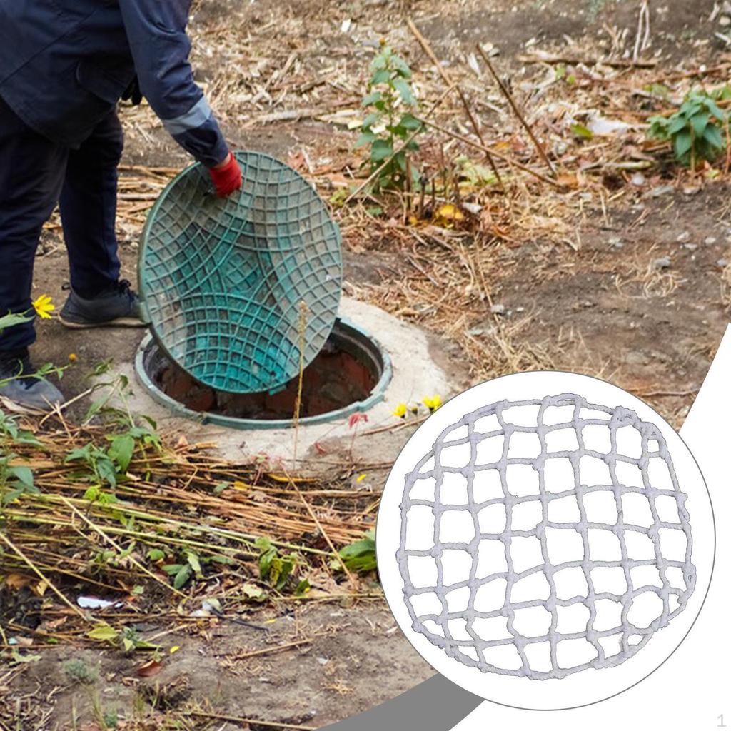Round Net for Manholes in Subterranean Areas