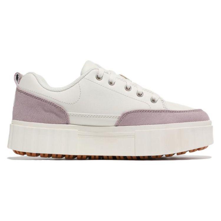 FILA Sand Blast Row Leather Casual Thick Sole Low Top Sneakers Women sneakers White Pink 1TM01563E_151